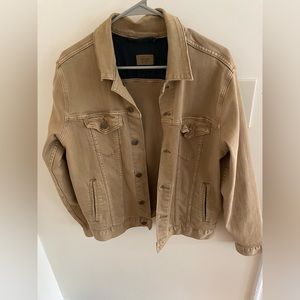 Marine layer canvas trucker jacket